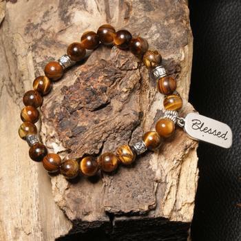 Natural Stone Blessed Bracelet Tiger Eye Bracelet