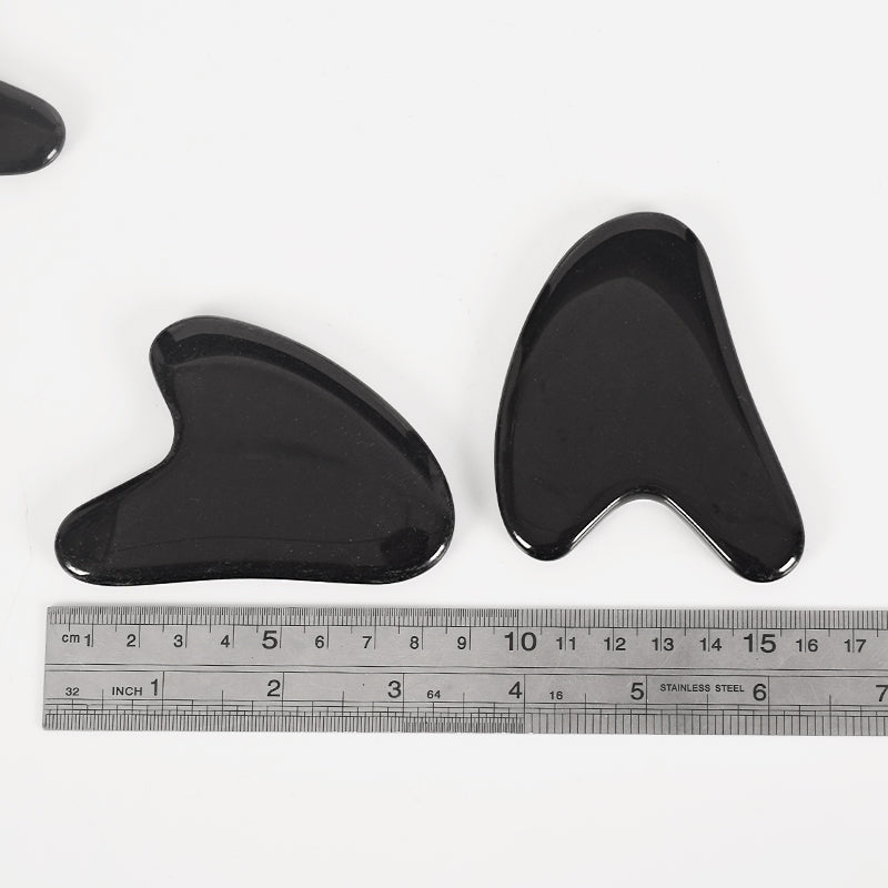 Natural Black Obsidian Body Gua Sha