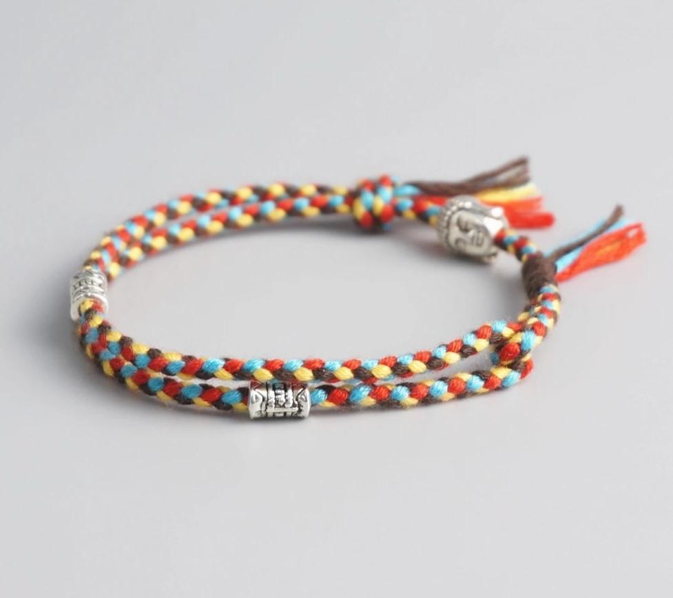 Handmade Tibetan Cord Lucky Bracelet