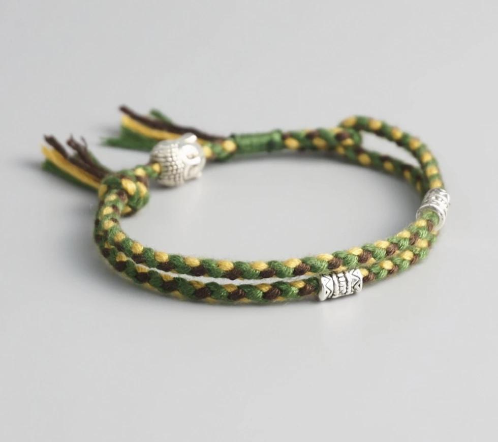 Handmade Tibetan Cord Lucky Bracelet