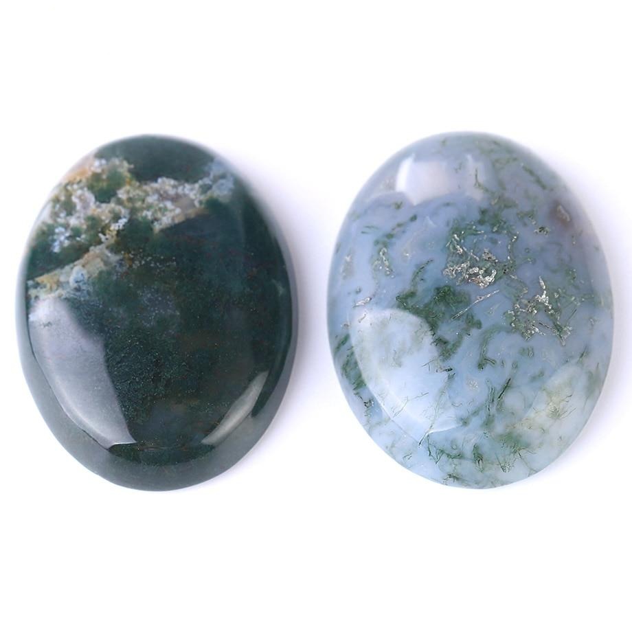 Moss Agate Purifying Cabochon