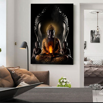 Nirvana Buddha Wall Art Painting