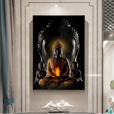 Nirvana Buddha Wall Art Painting