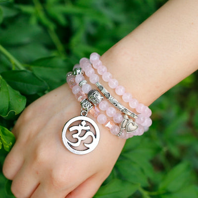 The Loving Healer Rose Quartz Mala