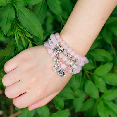 The Loving Healer Rose Quartz Mala