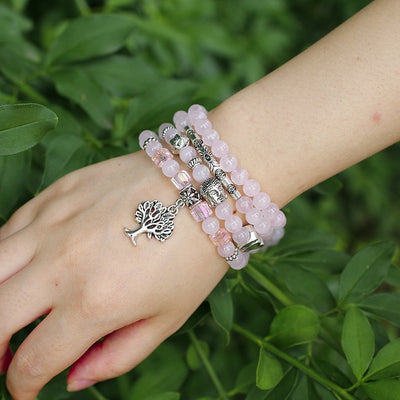 The Loving Healer Rose Quartz Mala