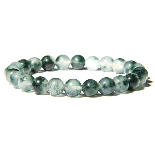 Tranquil Forest Moss Agate Bracelet