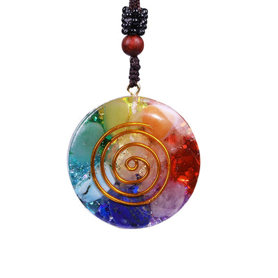 Energizing Chakra Orgonite Necklace