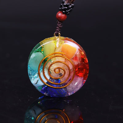 Energizing Chakra Orgonite Necklace