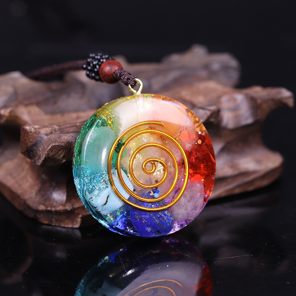 Energizing Chakra Orgonite Necklace