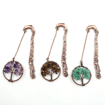 Vintage Tree of Life Charm Bookmark