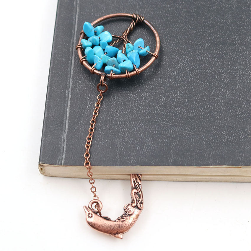 Vintage Tree of Life Charm Bookmark