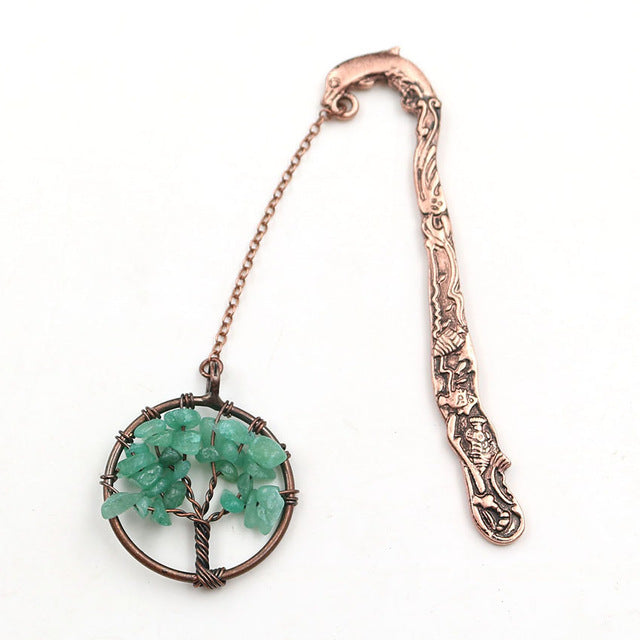 Vintage Tree of Life Charm Bookmark