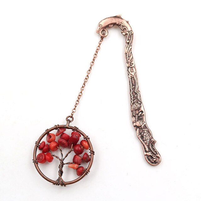 Vintage Tree of Life Charm Bookmark