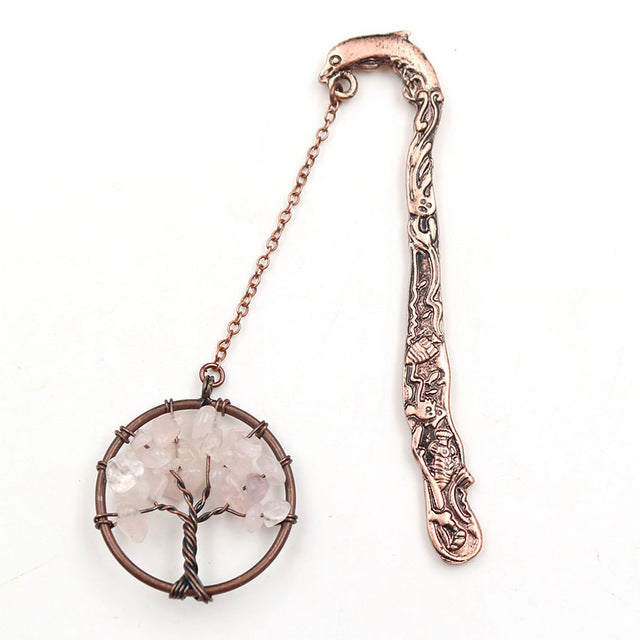 Vintage Tree of Life Charm Bookmark