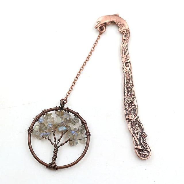 Vintage Tree of Life Charm Bookmark