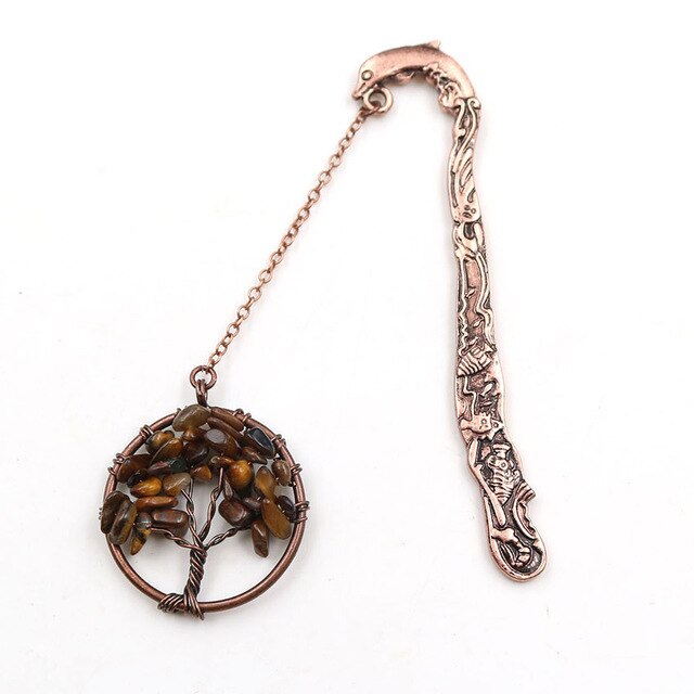 Vintage Tree of Life Charm Bookmark