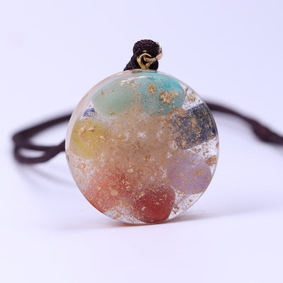 Hand Of Fatima Orgone Chakra Necklace