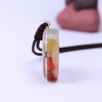 Hand Of Fatima Orgone Chakra Necklace