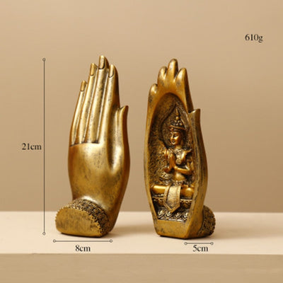 Tathagata Buddha Hands Statue