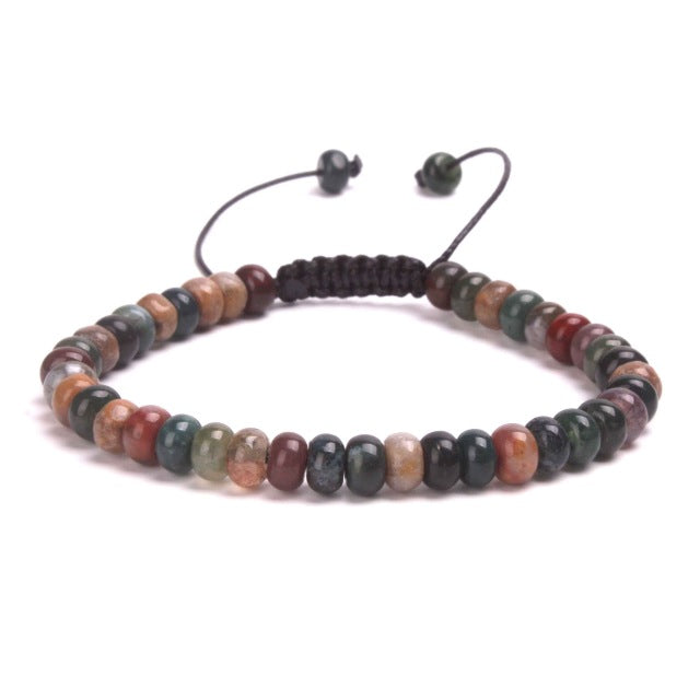 Lucky Friendship Natural Stone Beaded Bracelet