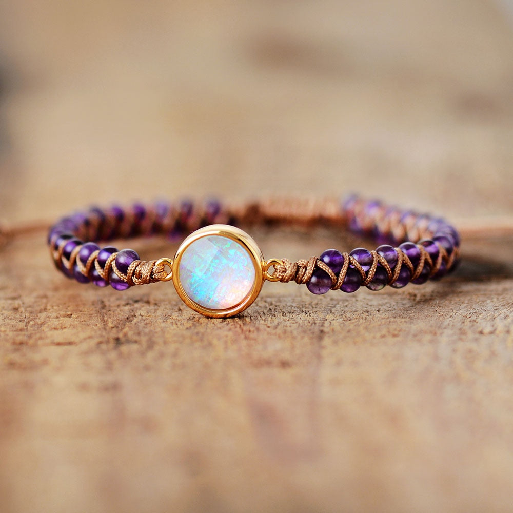 Bohemian Woven Beaded Bracelet