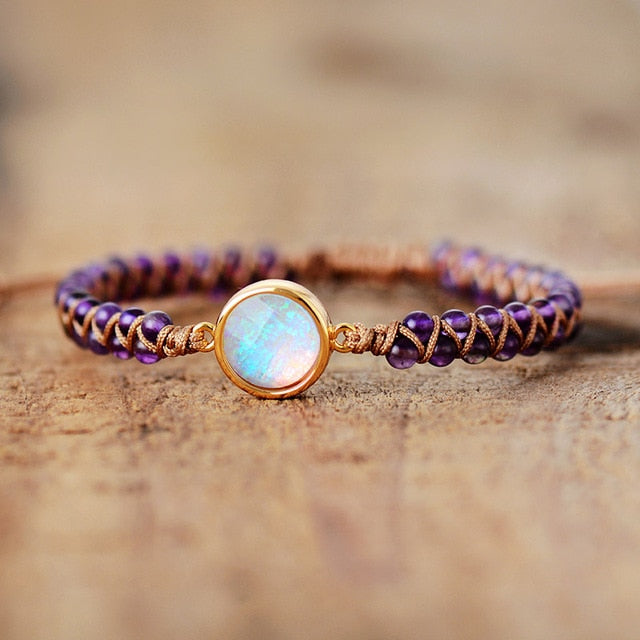 Bohemian Woven Beaded Bracelet