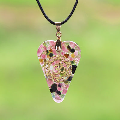 EMF Protection Tourmaline Orgonite Necklace