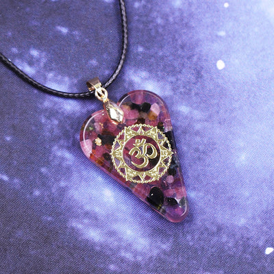 EMF Protection Tourmaline Orgonite Necklace