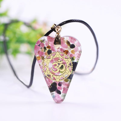 EMF Protection Tourmaline Orgonite Necklace