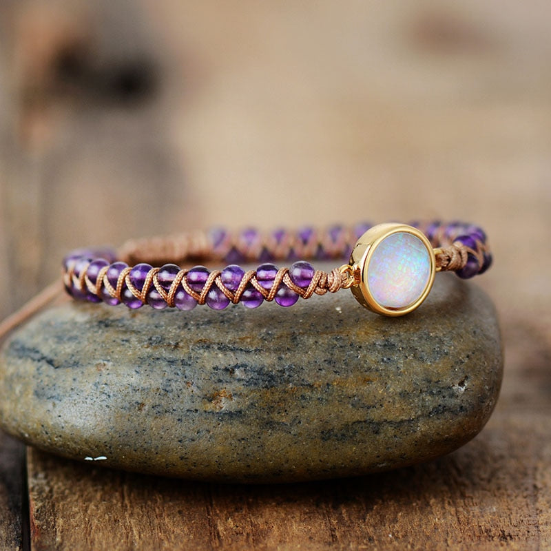 Bohemian Woven Beaded Bracelet