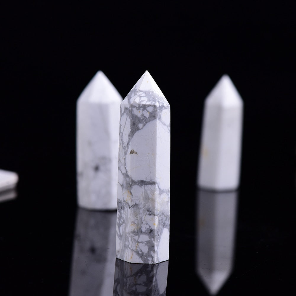 Pure Abundance Howlite Healing Wand