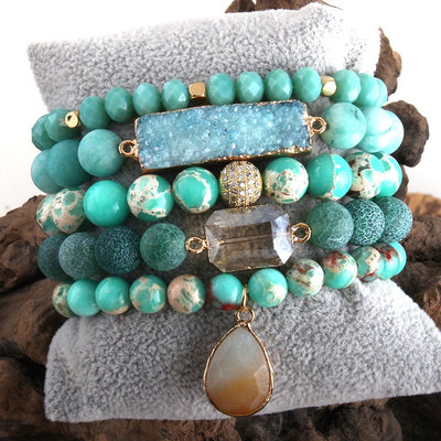 Spirit Of Connection Turquoise Wrap Bracelet