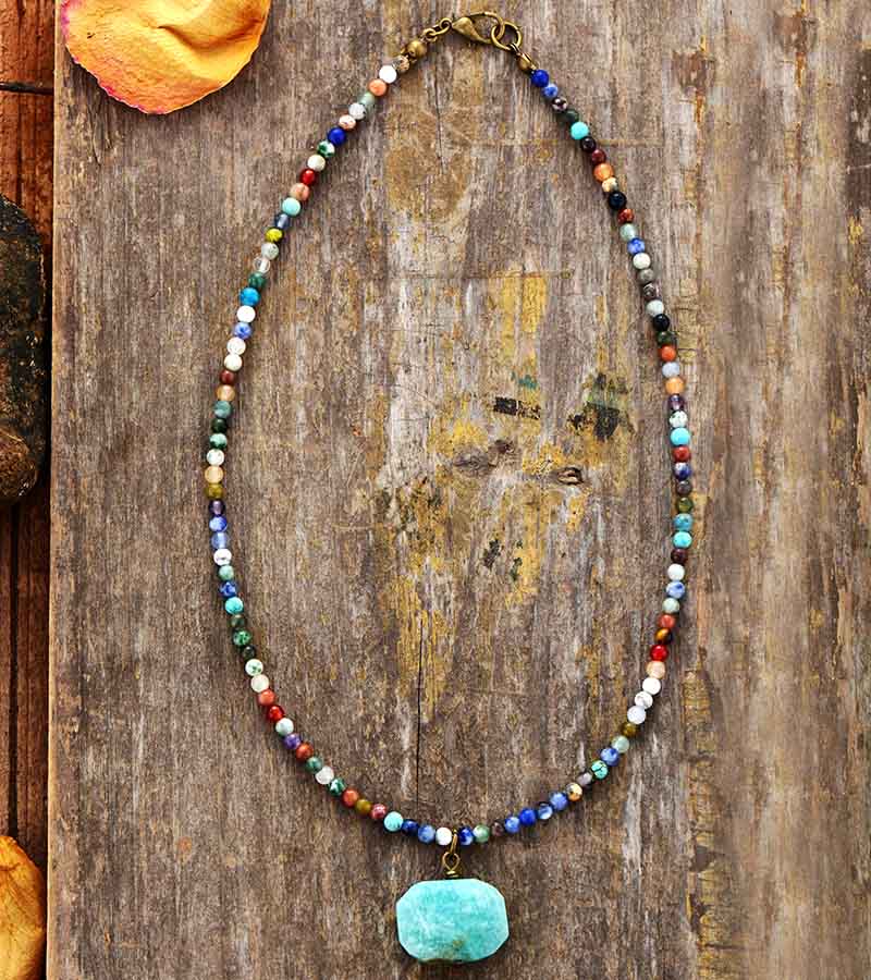 Wave of Calm Amazonite Necklace