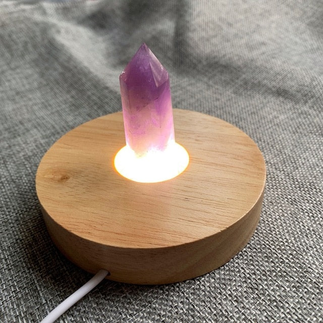 Natural Quartz Energy Generator Lamp