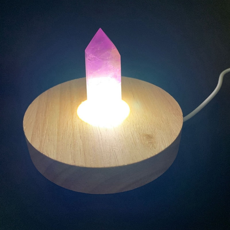 Natural Quartz Energy Generator Lamp