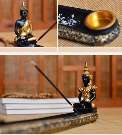 Buddha Resin Stick Incense Burner