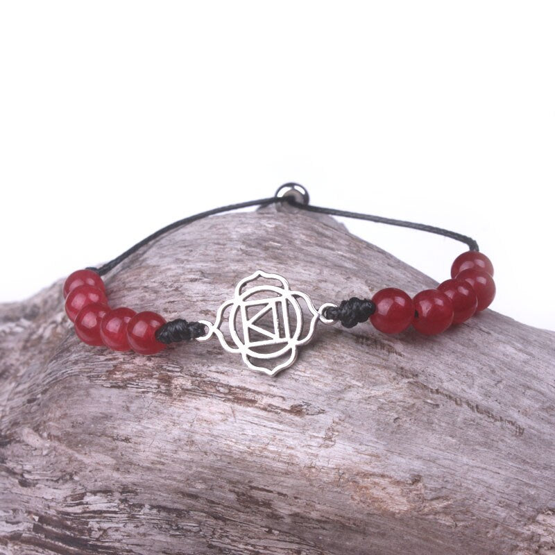 7 Chakra Natural Stone Healing Bracelet