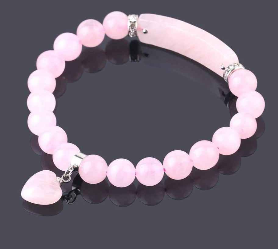 Love Vibration Rose Quartz Bracelet