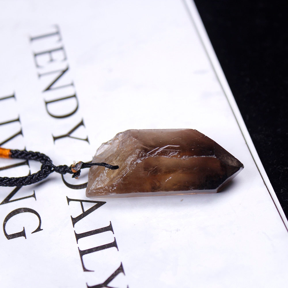 Divine Flow Smoky Quartz Pendant