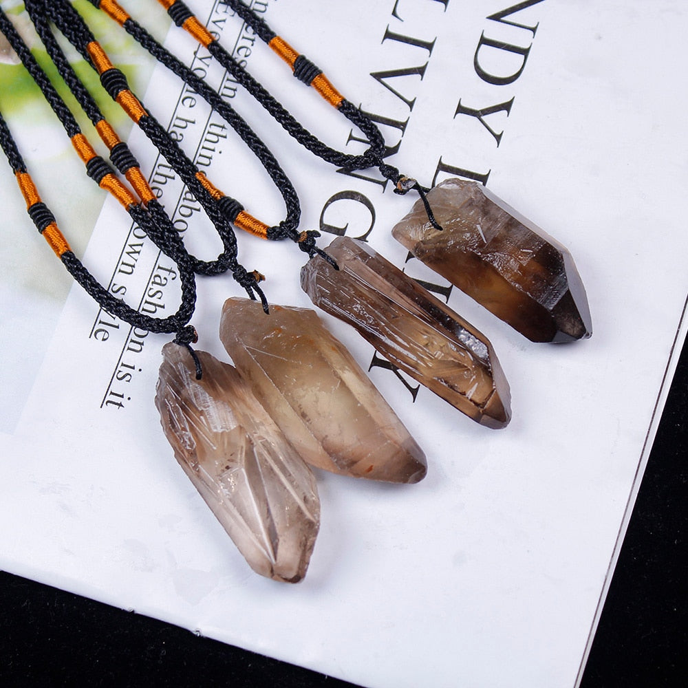 Divine Flow Smoky Quartz Pendant