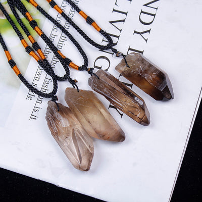 Divine Flow Smoky Quartz Pendant