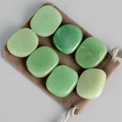 Healing Green Aventurine Palm Stones