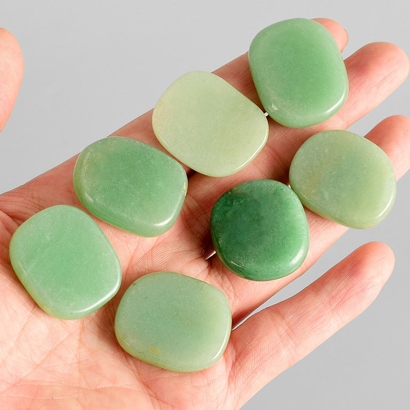 Healing Green Aventurine Palm Stones