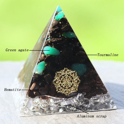 Crystal Protector Orgone Pyramid