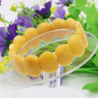 Purity Yellow Jade Bracelet