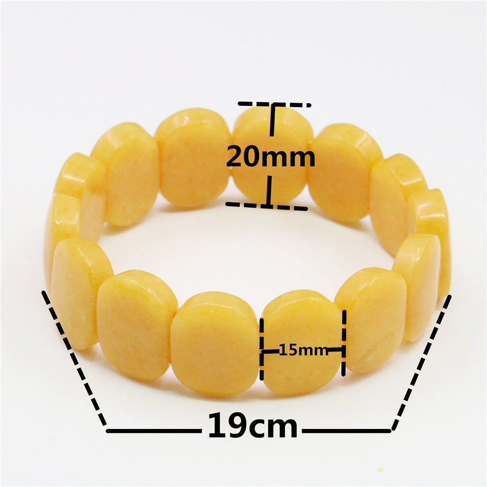 Purity Yellow Jade Bracelet