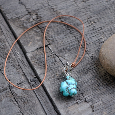 Lift-Me-Up Turquoise Necklace