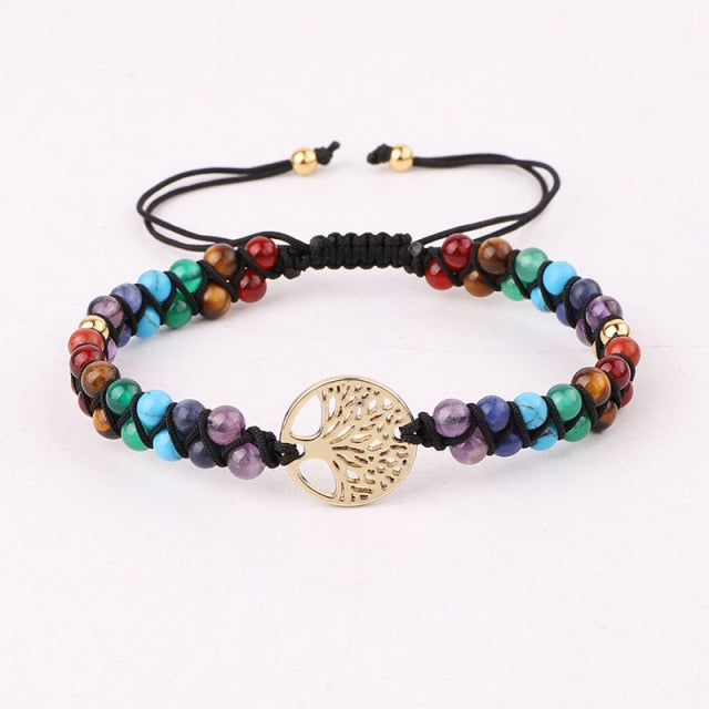 Christmas Colors Chakra Bracelet