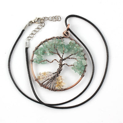 Tree of Life Carnelian Pendant